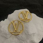 LV Earrings Gold 4.5 - 2