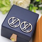 LV Earrings Silver - 5