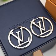 LV Earrings Silver - 3