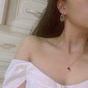 LV Earrings Silver - 2