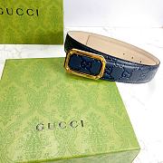 Gucci Belt 403941 Blue Size 3.5 cm - 4