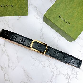 Gucci Belt 403941 Gold Size 3.5 cm
