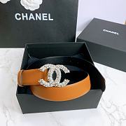 Chanel Belt Silver CC Buckle 3 cm - 6