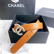 Chanel Belt Silver CC Buckle 3 cm - 5