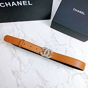 Chanel Belt Silver CC Buckle 3 cm - 4