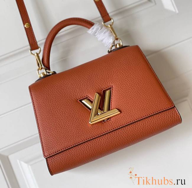 Louis Vuitton Twist One Handle PM Caramel Brown M57093 Size 17 x 25 x 11 cm - 1