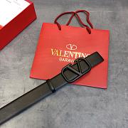 Valentino Belt Vlogo Black Size 4 cm - 6