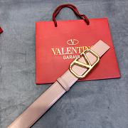 Valentino Belt Vlogo Light Pink Size 4 cm - 5