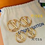 LV Earrings Gold 4.5 - 6