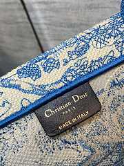 Dior Book Tote Animal Word Blue Size 42 x 18 x 35 cm - 2