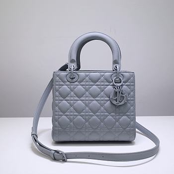 Dior Lady Ultra Matte Gray Size 24 cm