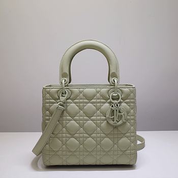 Dior Lady Ultra Matte Light Green Size 24 cm