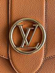 LV Pont 9 Soft Handbag Mocaccino M58968 Size 25 x 17.5 x 8 cm - 4