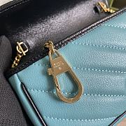 Gucci GG Marmont Blue 574969 Size 16.5 x 10.2 x 5.1 cm - 2