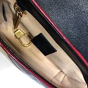 Gucci GG Marmont Dark Black/Yellow 574969 Size 16.5 x 10.2 x 5.1 cm - 2