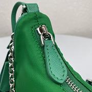 Prada Nylon Hobo Polka-Dot Bag 1BH204 Green Size 22 x 12 x 6 cm - 4