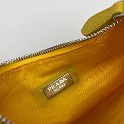 Prada Nylon Hobo Polka-Dot Bag 1BH204 Yellow Size 22 x 12 x 6 cm - 5