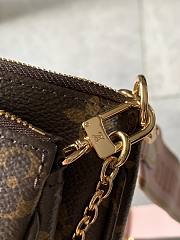 LV Three-Peice Slant Bag Pink Strap M44823 - 2