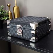 LV Jewelry Case Silver Hardware Black Size 23 x 11 x 23 cm - 1