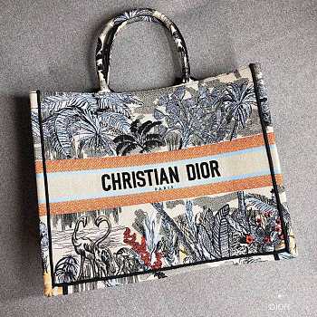 Dior Book Tote Orange Size 42 x 18 x 35 cm