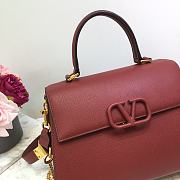 VALENTINO Vsling Handbag Wine Red 2829 Size 30.5 X 14 X 21 cm - 5