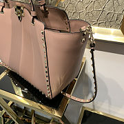 Valentino Tote Gold Stud pink 0970B Size 33 × 14 × 26 cm - 2