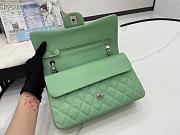 Chanel Flap Bag Gold-tone Metal Caviar Leather Green 880780 Size 25cm - 4