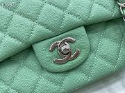 Chanel Flap Bag Gold-tone Metal Caviar Leather Green 880780 Size 25cm - 2