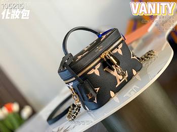 LV Vanity Black Small Handbag M45608 Size 19 x 13 x 11 cm