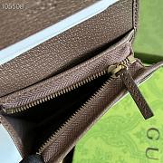 Gucci Wallet Brown 658244 Size 10 x 9 x3 cm - 4