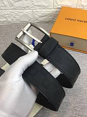 LV Belt Silver Size 3.8 cm 01 - 1