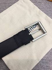 LV Belt Silver Size 3.8 cm 01 - 3