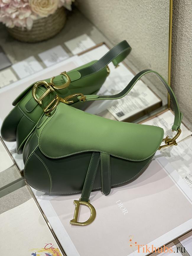 Dior Saddle Gradient Green M9001 Size 25.5 x 20 x 6.5 cm - 1