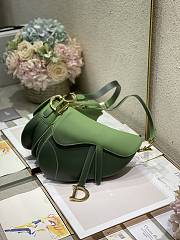 Dior Saddle Gradient Green M9001 Size 25.5 x 20 x 6.5 cm - 2