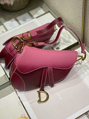 Dior Saddle Gradient Pink M9001 Size 25.5 x 20 x 6.5 cm - 1