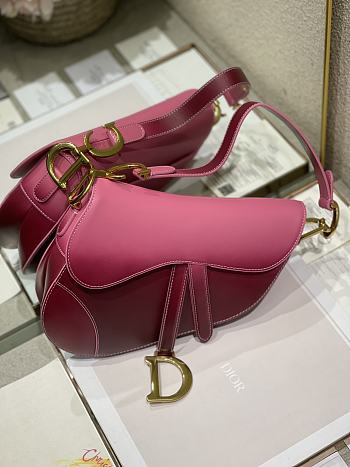 Dior Saddle Gradient Pink M9001 Size 25.5 x 20 x 6.5 cm