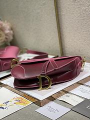 Dior Saddle Gradient Pink M9001 Size 25.5 x 20 x 6.5 cm - 3