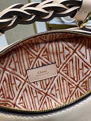 Chloe Daria In Grained & Shiny Calfskin Light Pink Size 22 x 9 x 18 cm - 4