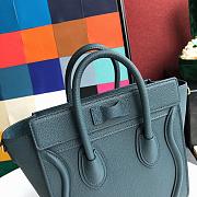 Celine Micro Luggage Calfskin Dune Size 20 X 20 X 10 cm - 4