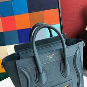 Celine Micro Luggage Calfskin Dune Size 20 X 20 X 10 cm - 2