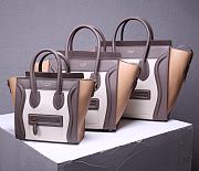 Celine Micro Luggage Calfskin Dune Size 30 X 30 X 15 cm - 4