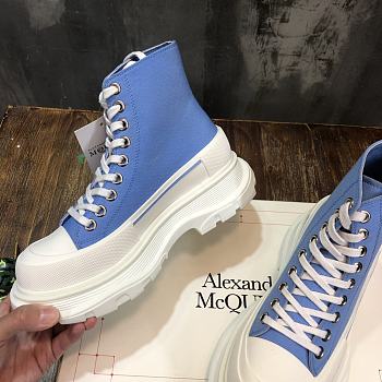 Alexander McQueen Boots Blue 01