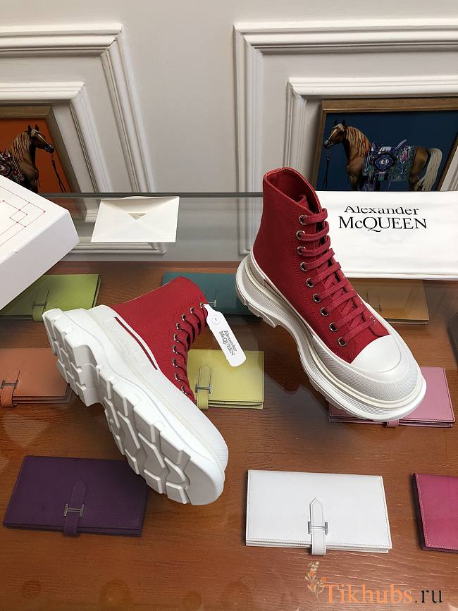 Alexander McQueen Boots Red 01 - 1