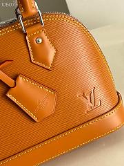 LV Alma BB Handbag Yellow Brown M59217 Size 23.5 x 17.5 x 11.5 cm - 2