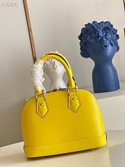 LV Alma BB Handbag Yellow M59217 Size 23.5 x 17.5 x 11.5 cm - 3