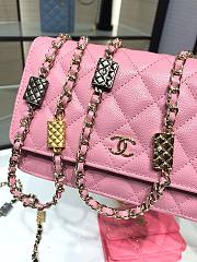 Chanel WOC Caviar AP2400 Pink Size 19 cm - 5