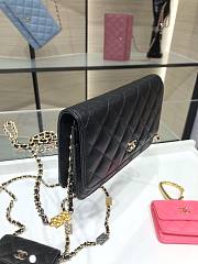 Chanel WOC Caviar AP2400 Black Size 19 cm - 6