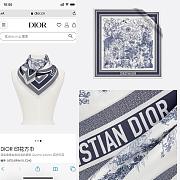Dior Scarf 100% Silk 02 - 6