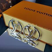 LV Earring Silver 4.5 - 4