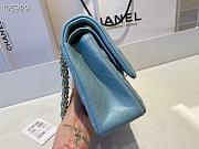 Chanel Lambskin Flap Bag Gold-Tone Light Blue 980880 Size 25cm - 5